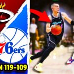 Tyler Herro HEROICS Leads Miami Heat to THRILLING Win vs 76ers | Major  Standings Impact