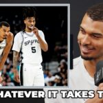 Victor Wembanyama on Doing Whatever It Takes to Win and His 41-Point Performance vs. Chicago