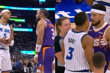 Dillon Brooks has words for Paolo Banchero & Devin Booker gets into it with Desmond Bane