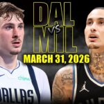 Milwaukee Bucks vs Dallas Mavericks Full Game Highlights – March 31, 2026 | NBA Season