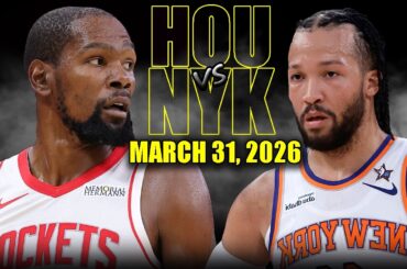 Houston Rockets vs New York Knicks Full Game Highlights – March 31, 2026 | NBA Season