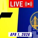 NBA LIVE!  Golden State Warriors vs Utah Jazz  | April 1, 2026 Warriors vs Jazz 2K Regular season
