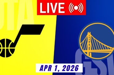 NBA LIVE!  Golden State Warriors vs Utah Jazz  | April 1, 2026 Warriors vs Jazz 2K Regular season