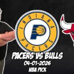 Indiana Pacers vs Chicago Bulls 4/1/26 NBA Free Picks & Prediction | NBA Betting Tips