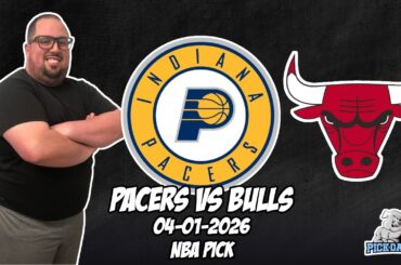 Indiana Pacers vs Chicago Bulls 4/1/26 NBA Free Picks & Prediction | NBA Betting Tips