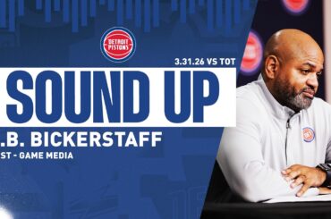 Post-Game Press Conference: J.B. Bickerstaff | Pistons vs. Raptors | 03.31.26