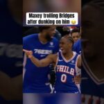 Maxey tried to shake Miles Bridges’ hand 😅