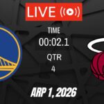 NBA LIVE! Golden State Warriors vs Miami Heat | April 1, 2026 | Warriors vs Heat | 2K