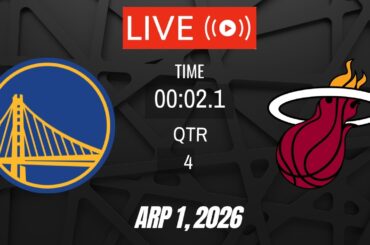 NBA LIVE! Golden State Warriors vs Miami Heat | April 1, 2026 | Warriors vs Heat | 2K
