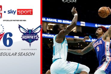 Embiid führt 76ers zum Sieg gegen Hornets | Philadelphia 76ers @ Charlotte Hornets  | NBA Highlights