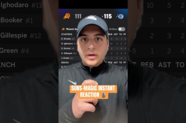 Instant Reaction To The Phoenix Suns LOSING TO The Orlando Magic 😬 #nba #phoenixsuns #devinbooker