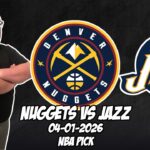Denver Nuggets vs Utah Jazz 4/1/26 NBA Free Picks & Prediction | NBA Betting Tips
