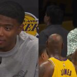 Rui Hachimura forgot AD was traded to Wizards & was shocked seeing him on their bench 😂