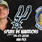San Antonio Spurs vs Golden State Warriors 4/1/26 NBA Free Picks & Prediction | NBA Betting Tips