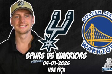 San Antonio Spurs vs Golden State Warriors 4/1/26 NBA Free Picks & Prediction | NBA Betting Tips