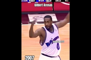 Wizards Gilbert Arenas aka AGENT 0, 51 - point Game Highlights  vs. Utah Jazz in 2007. #shorts #NBA