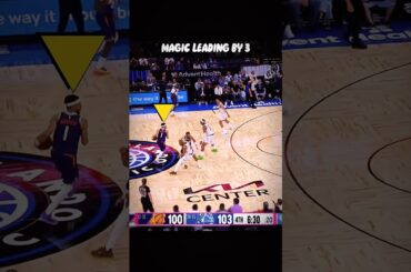 PART 1 - Bane Clutch Defense Then Offense 👊 Final Minutes Suns at Magic #nba #shorts