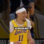 DA and Jaxson went PERFECT from the field 🤯 #lakers