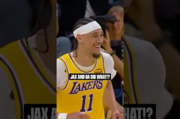 DA and Jaxson went PERFECT from the field 🤯 #lakers