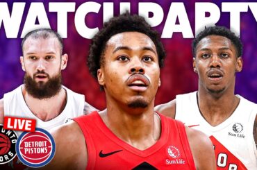 Raptors vs Pistons LIVE Watch Along | Can Toronto Make It 3 In A Row?