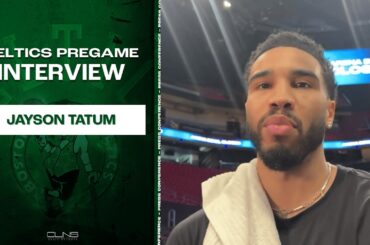 Jayson Tatum on Being Finalist for Teammate of the Year | Celtics vs Heat Pregame 4-01