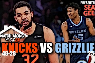 NEW YORK KNICKS VS MEMPHIS GRIZZLIES LIVE PLAY BY PLAY! | WATCH ALONG W/ CK2K