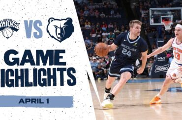 Memphis Grizzlies Highlights vs. New York Knicks