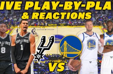 San Antonio Spurs vs Golden State Warriors | Live Play-By-Play & Reactions