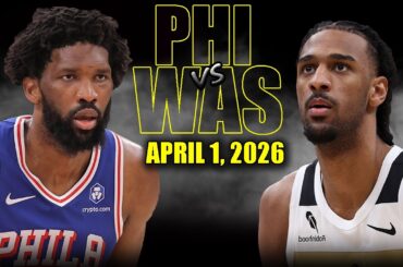 Philadelphia 76ers vs Washington Wizards Full Game Highlights – April 1, 2026 | NBA Season
