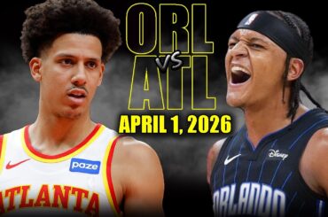 Atlanta Hawks vs Orlando Magic Full Game Highlights – April 1, 2026 | NBA Season