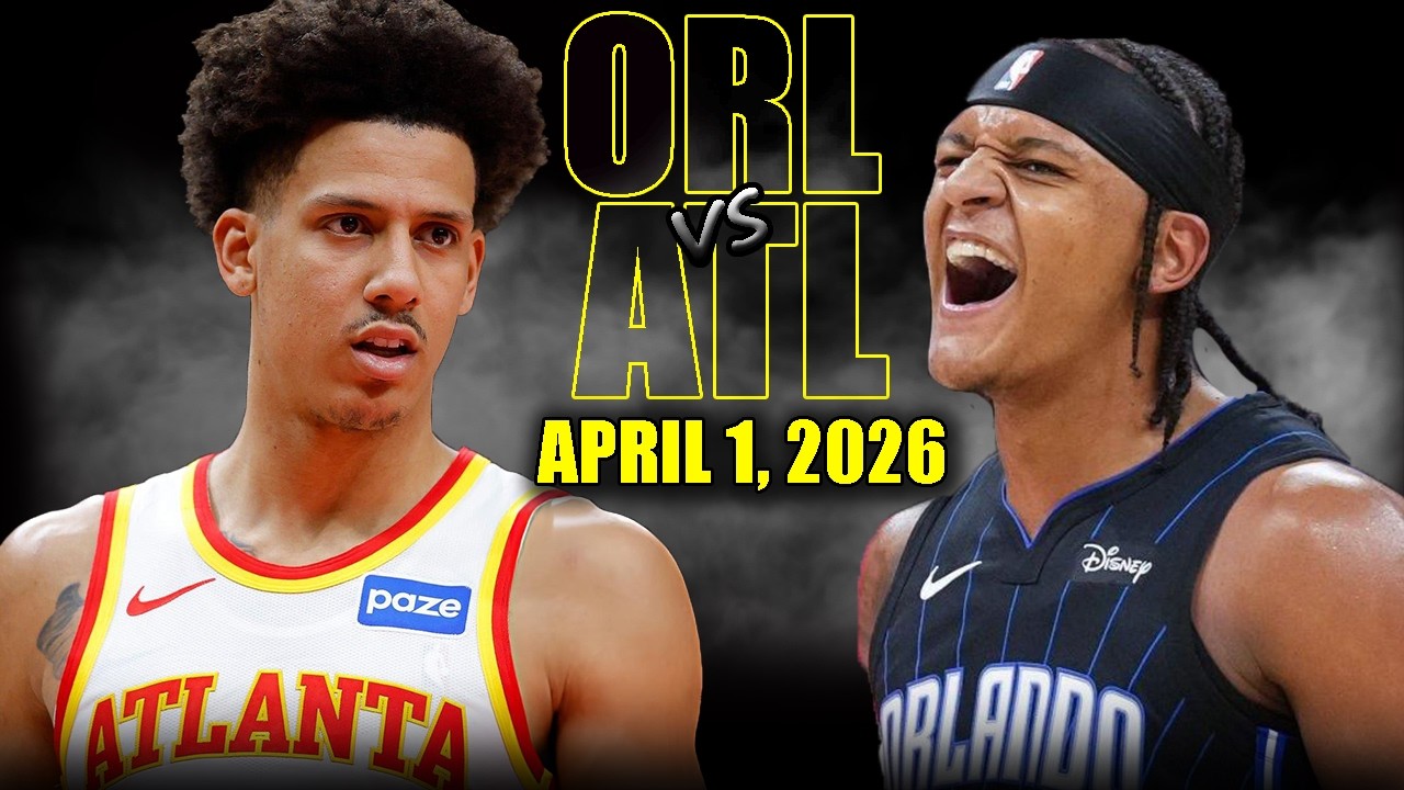 Atlanta Hawks vs Orlando Magic Full Game Highlights – April 1, 2026 | NBA Season