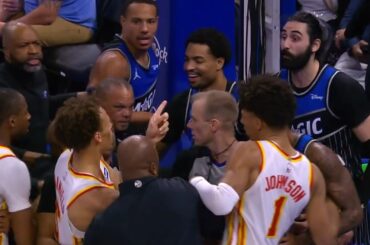 Dyson Daniels and Kuminga heated after Goga Bitadze hard foul and Goga gets ejected