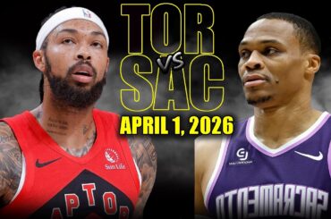 Toronto Raptors vs Sacramento Kings Full Game Highlights – April 1, 2026 | NBA Season
