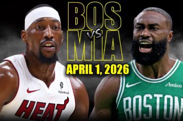Boston Celtics vs Miami Heat Full Game Highlights – April 1, 2026 | NBA Season