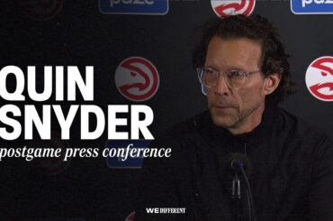 Hawks vs. Magic Postgame Press Conference: Quin Snyder