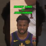 BRONNY JAMES VS JAMES HARDEN WAS UNFORGETTABLE #lakers #clevelandcavaliers #lebronjames #jamesharden