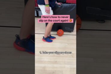 How to get better basketball shoe grip when it’s dusty #basketball #basketballshoes #bball #hooper