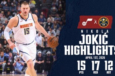 Nikola Jokić Triple-Double | Game Highlights DEN vs. UTA