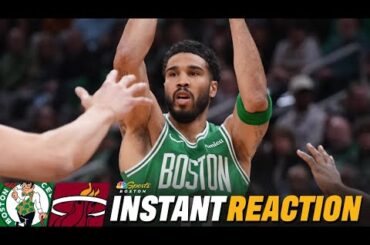 INSTAN REACTION: Historic first quarter helps propel Celtics to INSANE win over Heat