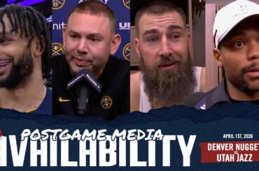 ALL Denver Nuggets Postgame Media vs. UTA  🎙️