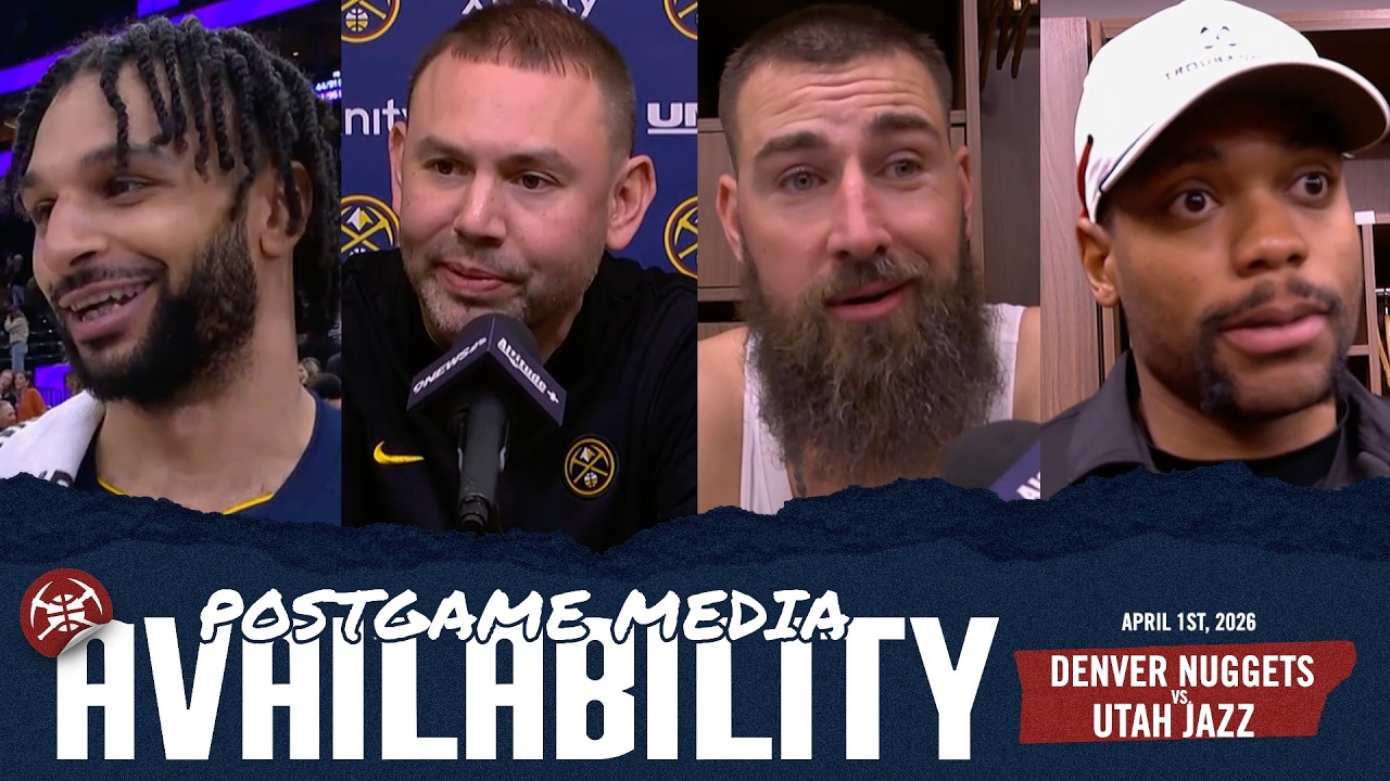ALL Denver Nuggets Postgame Media vs. UTA  🎙️
