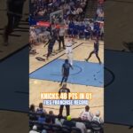 Knicks vs Grizzlies first quarter had no shortage of BUCKETS 😳 #knicks #basketball #nba #offense