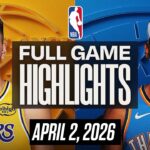 LAKERS vs THUNDER FULL GAME HIGHLIGHTS APRIL 2, 2026 NBA HIGHLIGHTS TODAY | NBA 2K26 GAMEPLAY