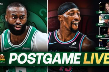 Jaylen Brown Leads Celtics to Dominant Win Over Heat | Garden Report Postgame Show on CLNS