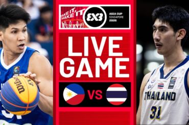 LIVE 🔴 🇵🇭 Philippines vs Thailand 🇹🇭 |  FIBA 3x3 Asia Cup 2026 | #3x3Basketball