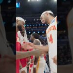 “Everybody big time tonight, glad we got the dub” 😁 #hawkswin #hawks #nba #celebration