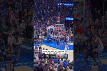 OKC Thunder crowd gets LOUD 🔊