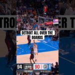 Detroit grabs not one, but TWO offensive rebounds!
