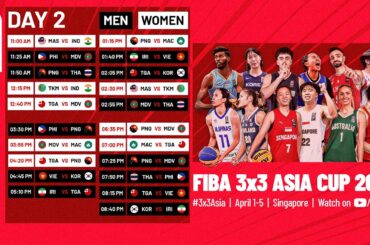 RE-LIVE | FIBA 3x3 Asia Cup 2026 | Day 2 - Qualifying Draw | Session 2 | #3x3Basketball