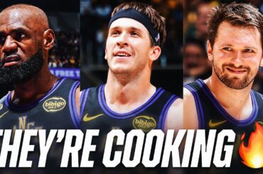 This Lakers Trio Is on a HISTORIC TEAR 🤯 (20+ PPG, 5+ APG Each) | Top Plays